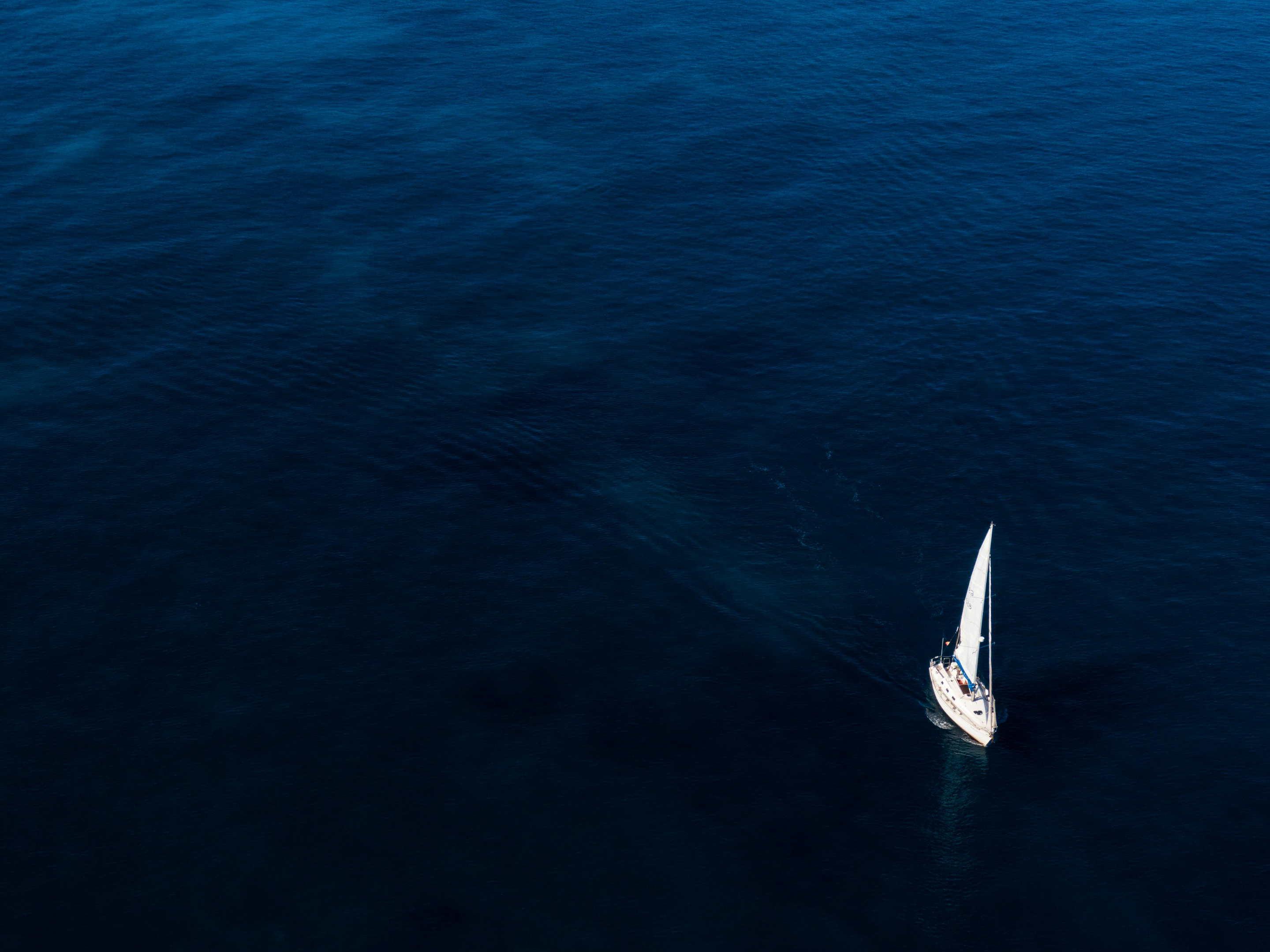 Lone Sailboat
